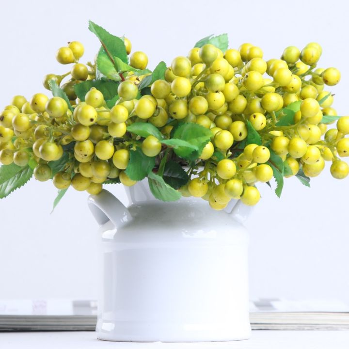 cw-artificial-blueberrybouquet-desktopeco-friendlydecoration-simulationchristmas-partyflower-28cm