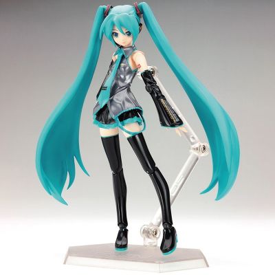 ZZOOI Anime FIGMA Hatsune Miku Action Figures Movable Joints Contain The Props Desktop Decoration Collection PVC Model Toys Kids Gifts