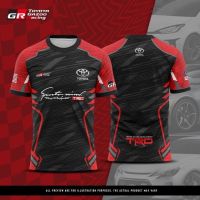 (All sizes are in stock)   [Good inventory] Jersey Toyota 2023 jersey Toyota 3D T-shirt size not customized  (You can customize the name and pattern for free)