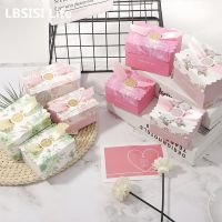 【hot】 LBSISI 10pcs Wedding Paper Boxes Of Cookie Chocolate Birthday Children Favor New Design