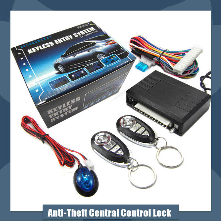 12V Car Remote Control Keyless Entry System Car Anti-Theft Alarm ...