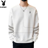 ✓☫✇ Playboy เสื้อกันหนาว คอกลม แขนยาว สไตล์บอททอม แฟชั่นฤดูใบไม้ร่วง สําหรับผู้ชาย