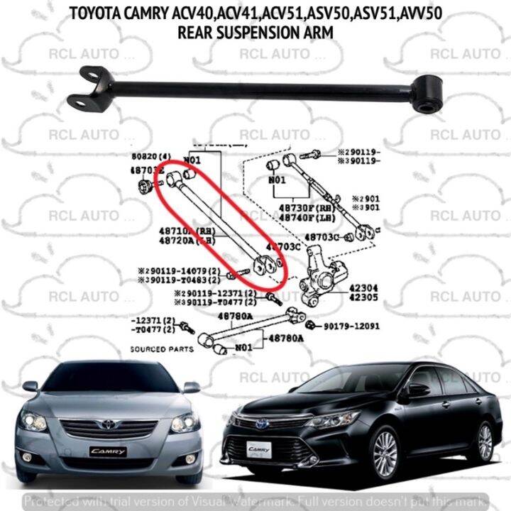 Rear Suspension Arm Toyota Camry Acv40 20 24acv50acv51 Lazada 2759