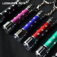 Wholesale Price 5 LEDs Light Keychain Gift Flashlight with Free CR123 Batteries