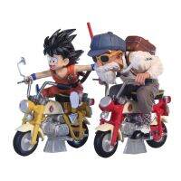 ของเล่นฟิกเกอร์ดราก้อนบอล Z Moto,Sson Goku, Mestre Kame Equitação, Presente Anime Colecolecáionveis,14ซม.