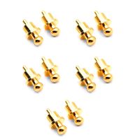 20Pcs Gold Plated RCA Plug Cap Short-Circuit Socket, Phono Connector RCA Shielding Jack Socket Protect Cover Caps