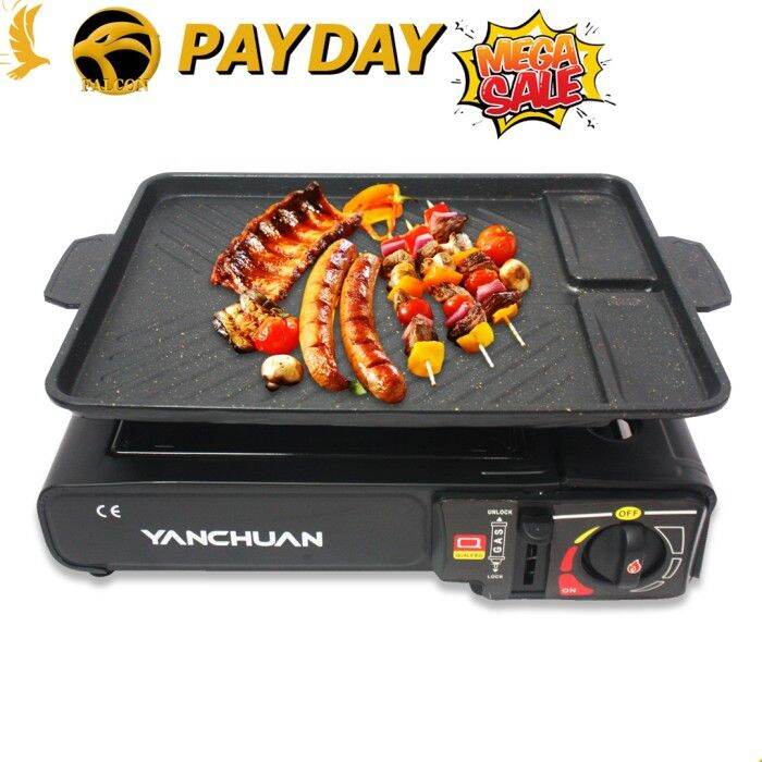 Grill Pan Yakiniku Panggangan Daging Korean BBQ Grill Pan(T1U2) Listrik