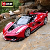 Urago 1:24 FXX K 10แบบจำลองรถแข่งของเล่นโลหะหล่อโมเดลรถยนต์สปอร์ตโลหะผสมของสะสมแบบจำลองของขวัญสำหรับเด็ก