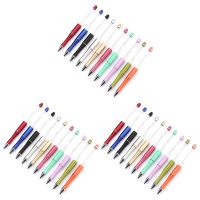 30Pcs Plastic Beadable Pen Bead Pens Ballpoint Pen Gift Ball Pen Kidsparty Personalized Gift Wedding Gift for Guests