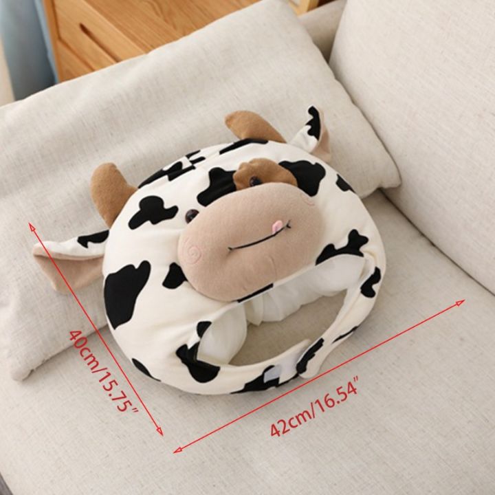 funny-milk-cow-head-plush-hat-pillow-spot-print-cartoon-animal-stuffed-toy-headgear-cosplay-party-photo-props