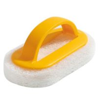 Kitchen Cleaning Bathroom Toilet Glass Wall Cleaning Bath Brush Plastic Handle Sponge Bath Bottom Bath Brush