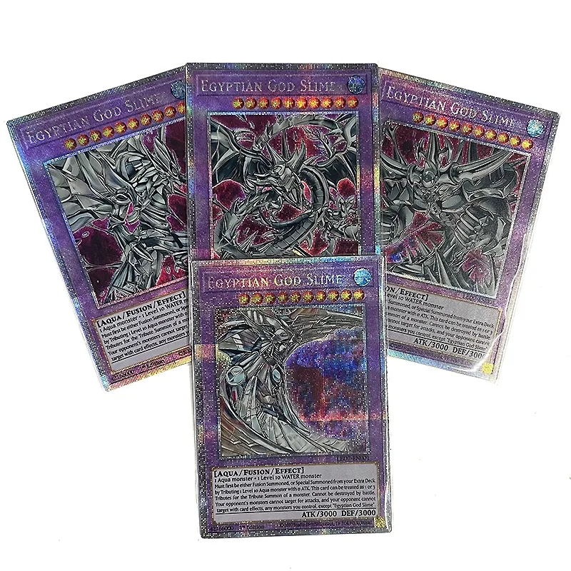 Yu-gi-oh! Cartões de Anime de Deus, Coleção de Cartões DIY, Deus