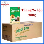 Date 7.2024 Thùng 24 hộp sữa đặc Ngôi Sao Phương Nam xanh lá Hộp giấy 380g