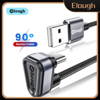 Elมุ้งชาร์จ USB Type C 90องศา,สายชาร์จเร็ว Usb C สายชาร์จข้อมูล Usb-C สำหรับ Samsung S8 S9 Note 9 8 Xiaomi Mi 8