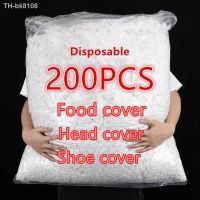 ♂✴ Disposable Food Cover Plastic Wrap Food Bag Bowl Dish Covers Shoe Cover 10/200Pcs Fresh Keeping Saver Bag Kitchen Accessories