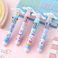 2023 Sanrio Kawaii 10 ปากกาลูกลื่น ลายการ์ตูน Cinnamoroll น่ารัก เครื่องเขียน ของขวัญวันเกิด โรงเรียน สํานักงาน