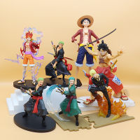 One Piece Of The Sea Animation Surrounding Handmade Model Ornaments Tide Play Kimono Combat Edition Baijing Luffy Art Solon