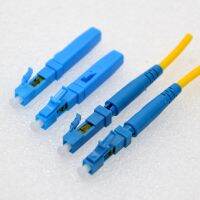 GONGFENG 10pcs New LC/UPC Round Cable Rapid Optical Fiber Quick Connector LC indoor Fast Cold Splice Free shipping to Brazil