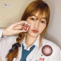 คอนแทคเลนส์ Lovely lens รุ่น Deelan  Brown(สีน้ำตาล ) ขนาด 14.8