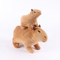 18CM/30CM Soft Fluffy Simulation Capybara  Plush Toy Big Size Kawaii Cute Stuffed Animal Dolls For Kids Birthday Gift Home Decor