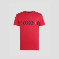 FERRARI เฟอร์รารี่ เสื้อยืดแขนสั้น รุ่น MEN ARROWS PRINT T-SHIRT RED