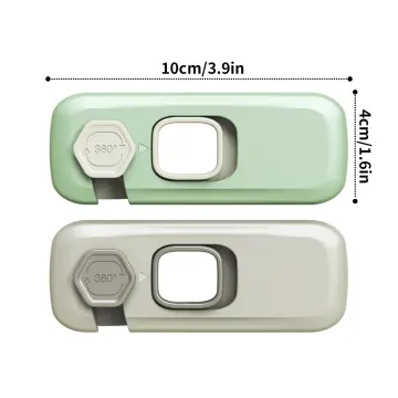 Baby Safety Lock Refrigerator Lock Child Anti-clamping Cabinet Door Lock  Door Stopper Freezer Lock