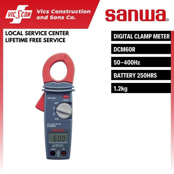Sanwa DCM60R Digital Clamp Meter Lazada PH