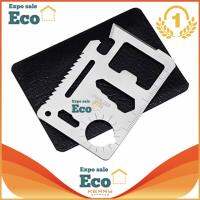 Eco Life Saving Card อุปกรณ์พกพาสะดวก ขนาดเท่า นามบัตร ทำจากstainless อย่างดี แต่มีฟังก์ชันมากกว่า 11 รูป