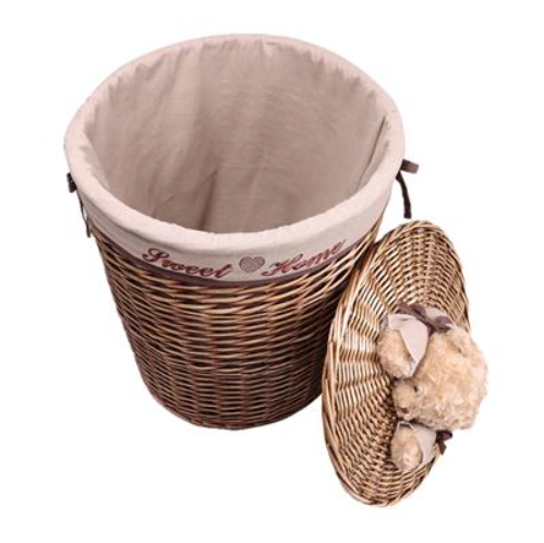 multipurpose-round-wicker-bbasket-with-teddy-bear-lid-brown