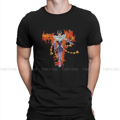 Phoenix Ikki Comic Saint Seiya Andromeda Men T Shirt Cotton Gothic Crewneck Tshirt Harajuku Tops