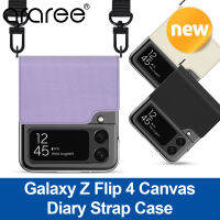 Arararee Z พลิก4แคนวาสไดอารี่ Samsung Galaxy สายคล้องเคสป้องกันเกาหลี