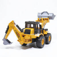 5 Styles Tractor Toy Crane Excavator Bulldozer Engineering Car Model Classic Toy Vehicle Crawler Truck Alloy Plastic Boys Gift