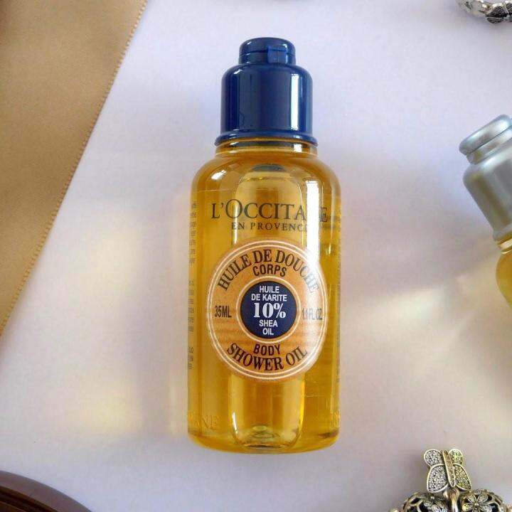L’Occitane Body Shower Oil 35ml Lazada