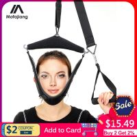 Neck Traction Kit Adjustable Cervical Traction Belt Breathable Stretch Neck Correction Stretcher Equipment Pain Relief