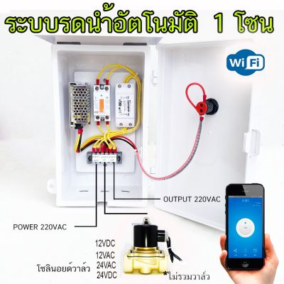 พร้อมส่ง โปรโมชั่น ตู้ควบคุม โซลินอยด์วาล์ว 24VDC,12VDC ผ่าน wifi ระบบรดนำ้ต้นไม้ อัตโนมัติ ส่งทั่วประเทศ รดน้ำ อัตโนมัติ รดน้ำ ต้นไม้ อัตโนมัติ ระบบ รดน้ำ อัตโนมัติ สปริง เกอร์ รดน้ำ