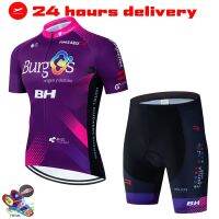 New BH Burgs TEAM 2023 CYCLING JERSEY 19D Bike Shorts Set Ropa Ciclismo Mens MTB Summer Quick Dry Bicycle Maillot Pants Clothing