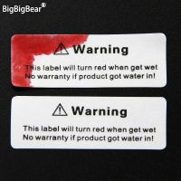 100/300/600pcs Water Sensitive Sticker Turn Red When Got Wet Warranty Void Security Warning Label for Repair Guanantee 45x15mm Stickers Labels