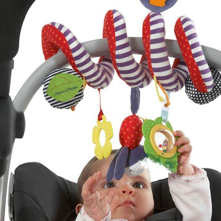 Activity Spiral Stroller Car Seat Travel Lathe Hanging Toys Baby