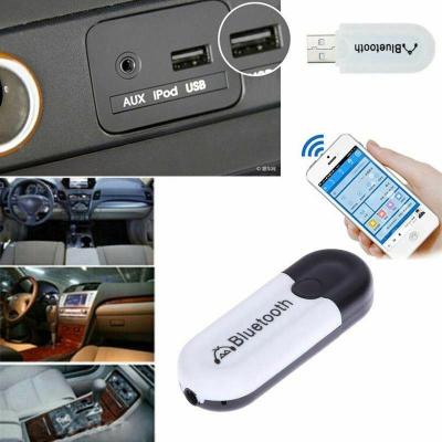 Bluetooth HJX-001 บลูทูธมิวสิครับสัญญาณเสียง 3.5mm แจ็คสเตอริโอไร้สาย USB A2DP Blutooth เพลงเสียง Transmitt รับ dongle อะแดปเตอร์สำหรับรถ เพิ่มบลูทหูฟัง / Mango Gadget