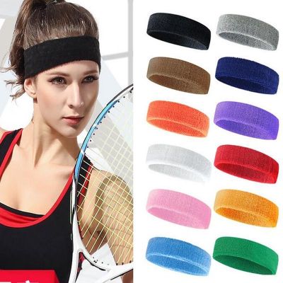 Sport Sweat Sweatband Headband Yoga Hair Band Stretch Elasticity Sports Basketball Gym Elastic Biker Headband Unisex