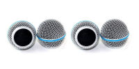 4 Pack Metal Screen Ball Head Microphone Grille fits Shure Beta58 Beta58A NEW