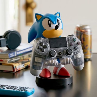 ZZOOI Anime Sonic Figure Hedgehog Phone Holder Switch PS4 PS5 Xbox Game Controller Holder Action Figure Model Toys Children Fans Gift