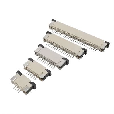 10Pcs/lot Pitch 1.0mm FPC FFC 4P 6P 8P 10P 12P 14P 16P 18P 20P 24P 26P 30P 32Pin Flat Cable Socket Connector