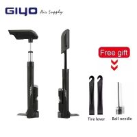 GIYO 120psi Portable Bicycle Pump with Gauge Mini Hand Cycling Air Pump Mountain Bike Smart Valve Pump Ball Toy Tire Inflator