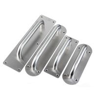 【CW】 Pull Push Door Plate Handle Heavy Duty Barn for Shed Commercial Mounting Accessories 85WC