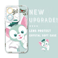 Vivo Y22 Y22S กันกระแทกของแท้การ์ตูน StellaLou Duffy Gelatoni ShellieMay คริสตัล Casing Ponsel คลุมทั้งหมดเคสมือถือใสเพื่อการป้องกันกล้อง