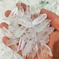 100G New Clear Healing Crystal Stone Quartz Single Natural Clear Column Decoration Pointed Collectables DIY Craft Random Size