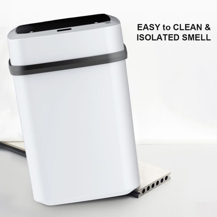 Touchless Smart Trash Can Infrared Sensor Bathroom Rubbish Bin Waste