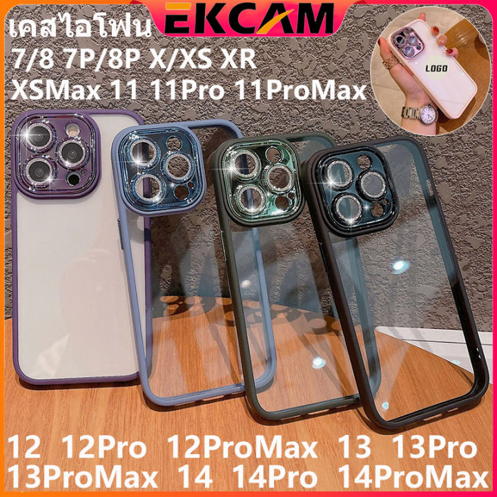 ekcam-เคสไอโฟน-เพชรแวววาว-แถมฟิล์มเลนส์-ความสัมผัสดี-ดีไซน์สวยด้วย-for-เคสไอโฟน11-เคสไอโฟน11pro-เคสไอโฟน11promax-เคสไอโฟน-11-12-13-14-pro-promax-7-8-plus