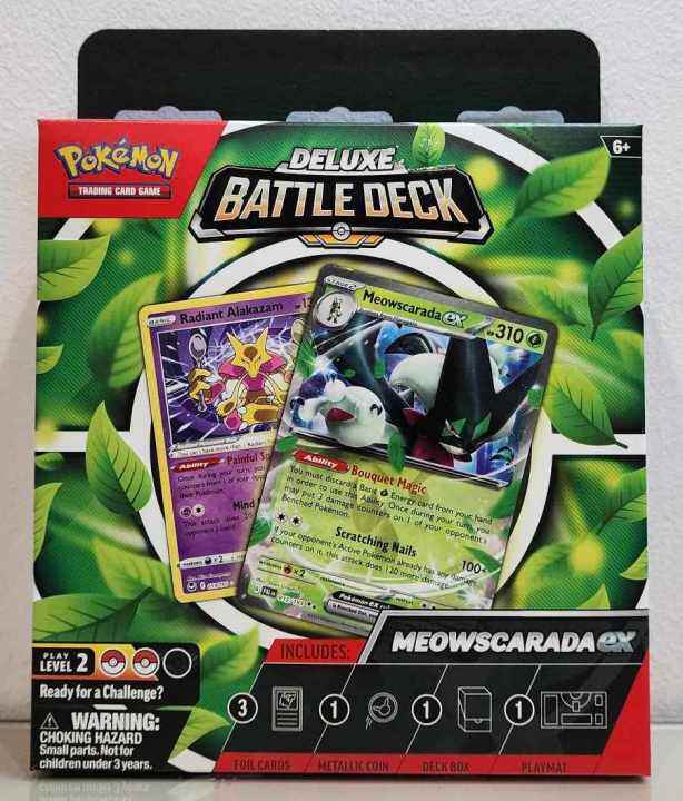 Pokemon TCG Meowscarada ex Deluxe Battle Deck | Lazada PH